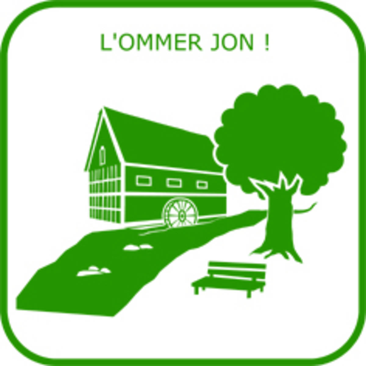 Markierung "L'Ommer jon!"