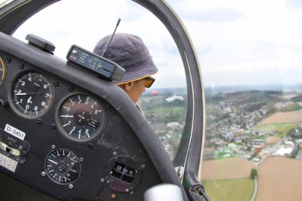 Im Cockpit