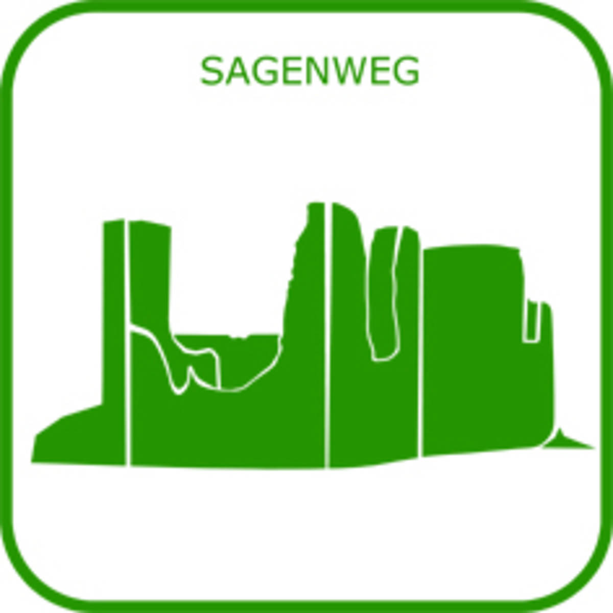 Markierung Sagenweg